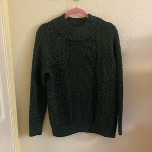 NWOT H&M Forest Green Knit Sweater, Size M